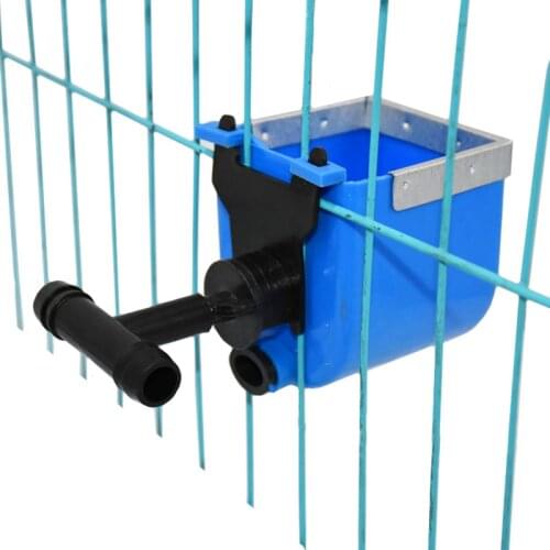 30 Sets Rabbit Breeding Drinking Water Equipment Rabbit Plastic Automatic Water Bowl Drinking Water Accessories Equipment