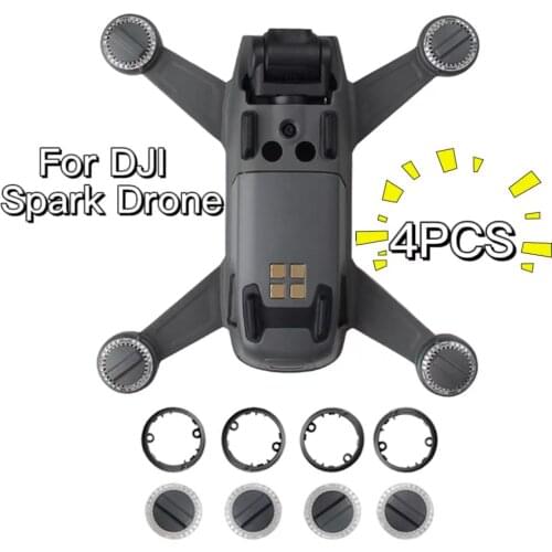 4PCS for DJI Spark Drone LED Shade Lights Lamp Cover & Lamp Cover Plate/Base for Spark Lamp Protection Component Replacement