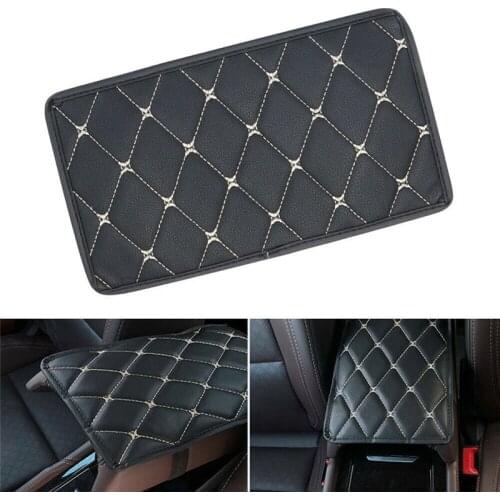 Car Center Console Cover Armrest Seat Box PU Leather Pad Cushion Mat Auto Interior Decor Waterproof Armrest Protector Cover