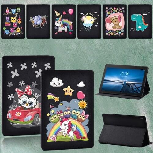 Tablet Case for Lenovo Tab E10 10.1" TB-X104F TB-X104L/Tab M10 10.1" TB-X605F TB-X505F PU Leather Stand Protective Cover + Pen