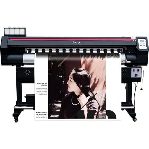 Indoor digital printing machine 180cm Locor high speed large format printer 6feet free shipping industrial plotter