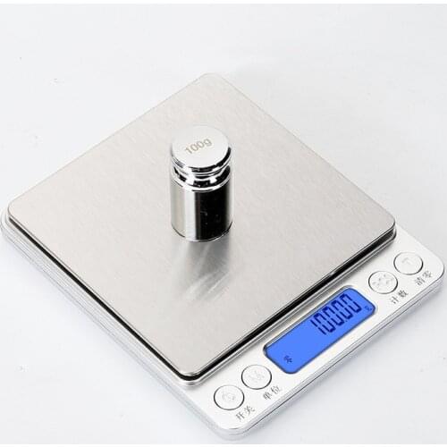 Kitchen Digital Scale Baking Electronic High Precision 0.01g Household Stainless Steel Food Coffee Weights