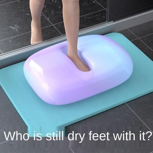 Diatom Mud Mats Bathroom Rug Waterproof Large Upgrade Non-slip Absorbent Household Quick-drying Bath Mat Bathroom Decoration