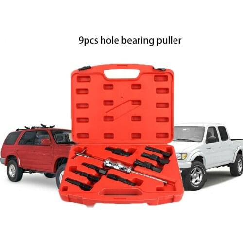 9Pcs blind hole inner bearing puller remover set slide hammer internal tool kit internal bearing puller extractor