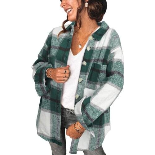 Женские рубашки в клетку KUCLUT China At AliExpress