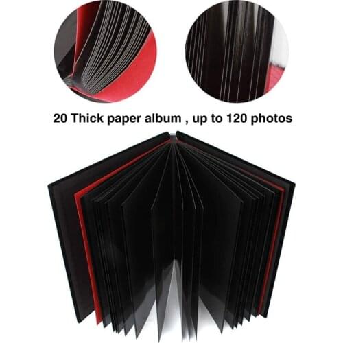 Hot Photo Album Scrapbook Velvet Cover Thick Pages with Protective Film Save Images Permanently Memory Book Best Gift Choice