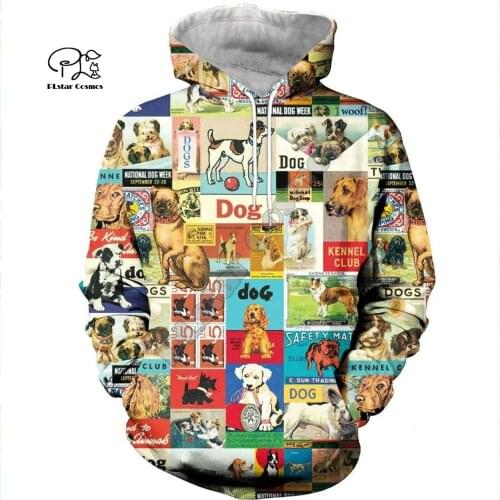 PLstar Cosmos Animal Funny Dog Pug Kawaii Tracksuit Pullover Casual Unisex 3DPrint Zipper/Hoodies/Sweatshirt/Jacket/Men/Women s5