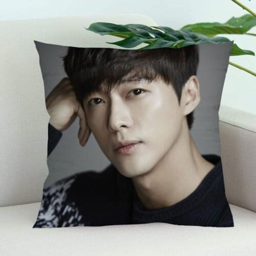 Nam goong Min Pillow Cover Bedroom Home Office Decorative Pillowcase Square Zipper Pillow Cases Satin Soft