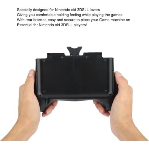 2018 New Game controller Case Plastic Material Hand Grip Handle Stand for Nintendo Old 3DS LL XL Joypad Stand Case Black