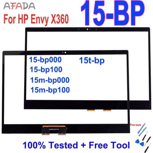 15.6'' Front Glass For ENVY X360 15BP 15-BP 15 BP Series Touch Screen Glass Panel Replacement 15-BP Touch