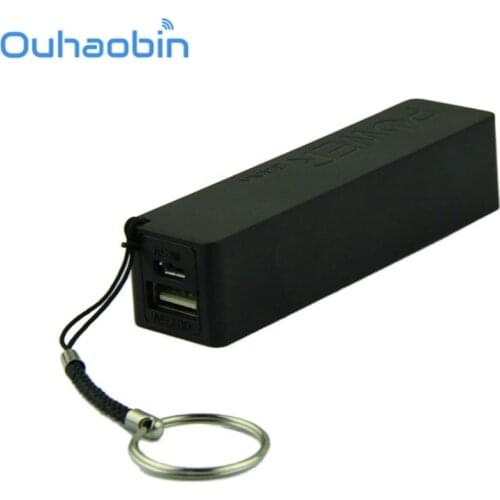 Ouhaobin Portable Power Bank 18650 External Backup Battery Charger With Key Chain Gift Dec 20 Drop Ship