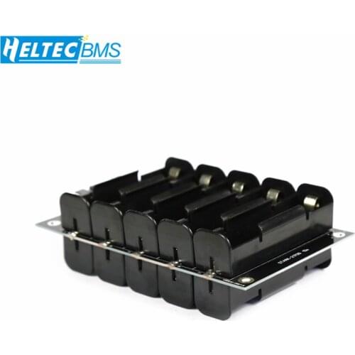 Power Wall 36V 21700 10S Battery Holder 21700 Power Bank Case BMS Lithium Battery Balancer 25A 50A 21700 Storage Box 2170