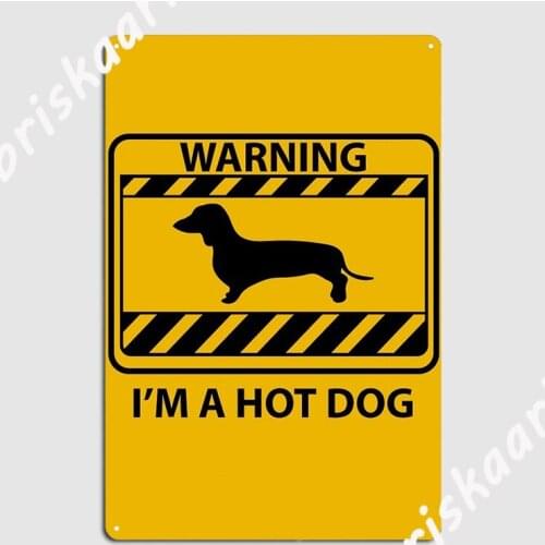 Warning Dog Metal Plaque Poster Classic Mural Cinema Kitchen Plaques Tin sign Posters