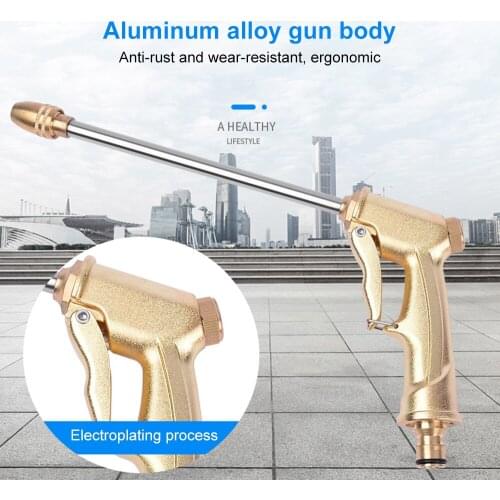 Durable Car Washing Water Gun Cleaning Tools Spray Long Pole Cars Black Universal Multifunctional Nozzle Cleaning Water Gun