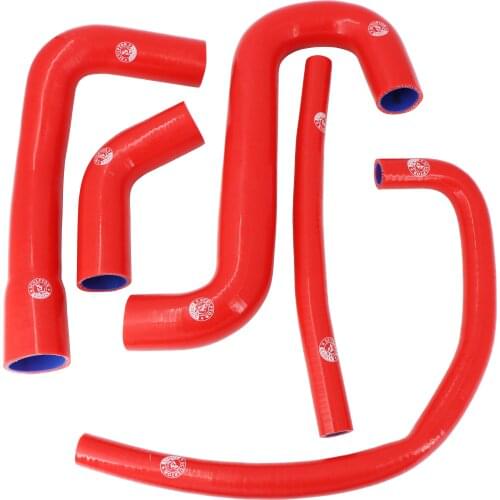 Silicone Radiator Hose For Alfa Romeo SZ RZ ES-30 Sprint 89-94 (5pcs) RED/BLUE/BLACK