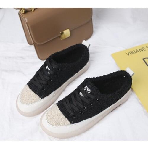 Warm Slippers Women Winter Shoes Plush Inside Loaferes Ladies Slip On Shoes Comfortable Warm Snow Boots U12-88
