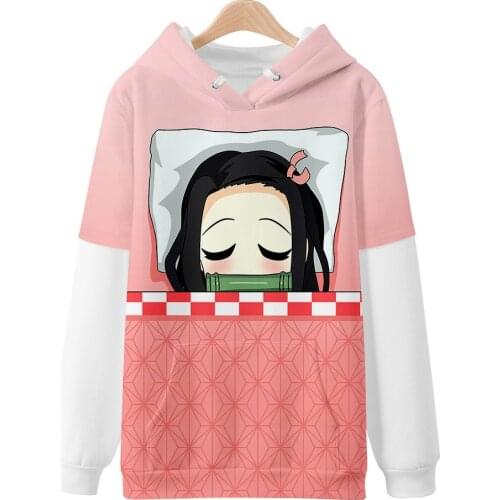 Anime Demon Slayer Hoodies Sweatshirt Cosplay Costume Men Woman Hooded Top