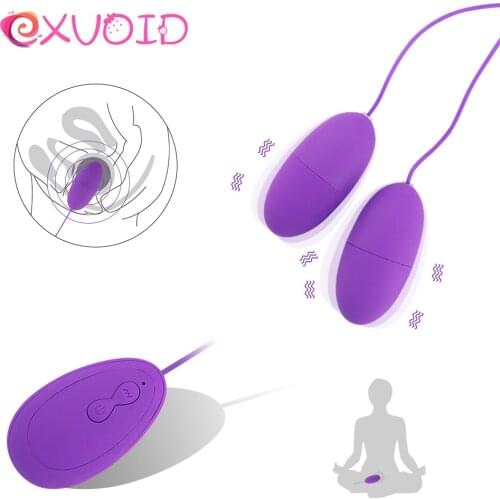 EXVOID 20 Frequency Egg Vibrator Remote Control Vibrators for Woman G-Spot Massager Clitoris stimulate Sex Toys for Women