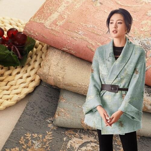 Jacquard dress women fabric sewing material sewe fabric for womens dress suit and skirt 0.6mm Winter fabrics