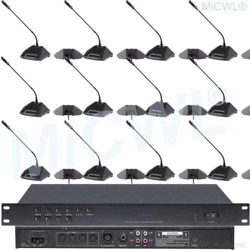 CCS600 Pro Conference Desktop Gooseneck Microphone Built-in speaker System Meeting Solutions President Delegate MiCWL A350M-A05