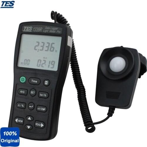 TES-1339R Digital LUX Light Meter Accurate and Instant Response Luminous Intensity Measurement Data Logger