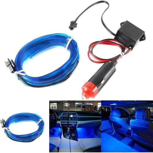 Decor DC 12V 6.6ft Contactor Supply Blue Flexible Light Pack Pro New Part Accs Durable Useful Practical Portable