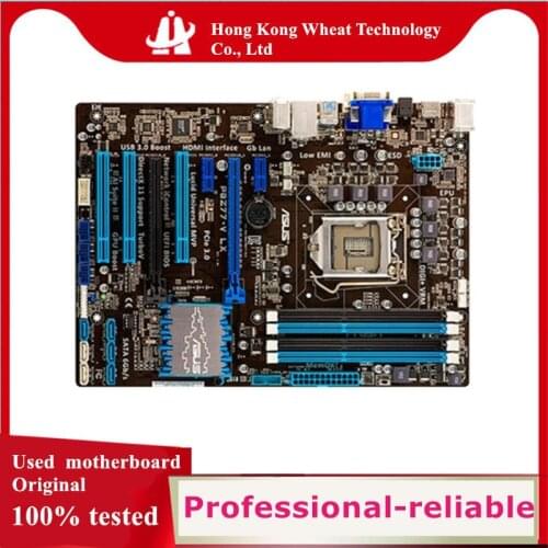 For ASUS P8Z77-V LX Motherboard Socket LGA 1155 DDR3 SATA3 For Intel Z77 Original Desktop Used Mainboard