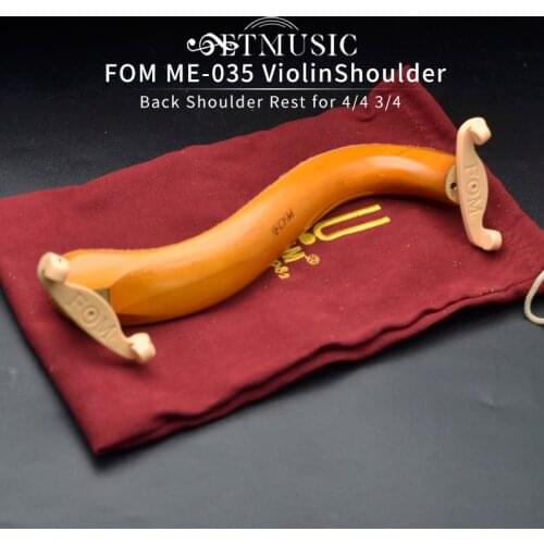 FOM Violin Shoulder Rest 4/4 3/4 String Wood
