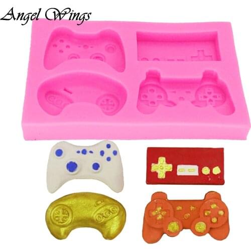 Keyboard controller gamepad game DIY Silicone mold for cake decorating fondant chocolate Clay Resin Sugar Craft Molds F1396