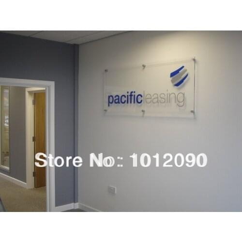 Company Logo acrylic Signs Acrylic advertise table display
