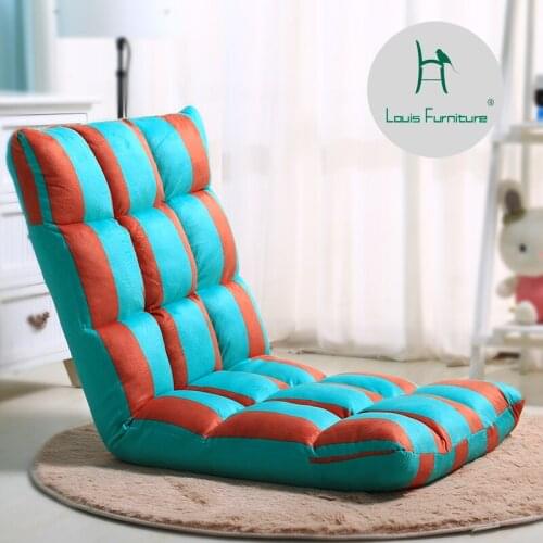 Louis fashion Bean Bag Sofas Single Folding Bed Backrest Floating Window Tatami Japanese Leisure Lazy