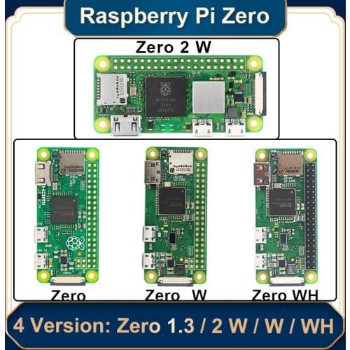 Raspberry Pi Zero / Zero W / Zero WH Board 1GHz CPU 512MB RAM On-board WiFi Bluetooth for Raspberry Pi Zero Version 1.3