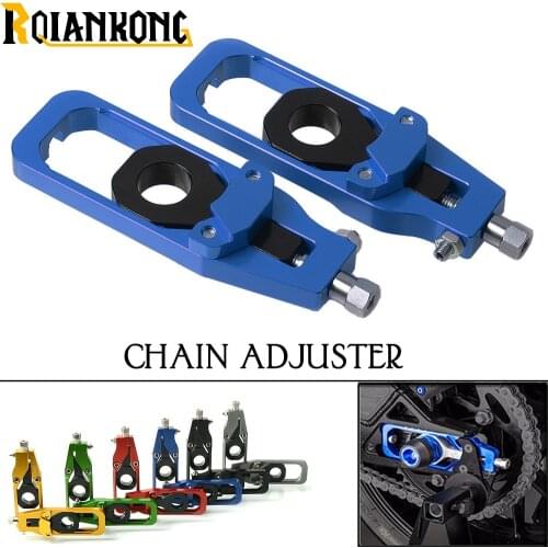 Motorcycle CNC Rear Axle Spindle Chain Adjuster Tensioners Catena For BMW S1000RR 2009-2016 S1000R 2014-2015 HP4 2012-2014