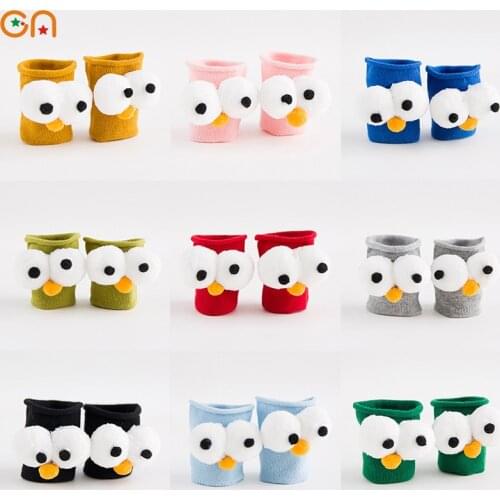 Autumn,Winter New Kids cotton Socks Boy,Girl,Baby,Infant fashion Creative 3D big eyes Socks. for Children High-quality gifts CN