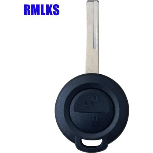 New 2 Buttons Remote Car Key Fob Shell Cover Blank Fit For Mitsubishi Colt Warior Carisma Spacestar Remote Uncut HU56R Blade