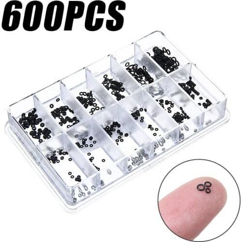 1 Box 600pcs Assorted Rubber Washer Waterproof Seals Watch Crown O-Rings For Watchmaker Repair Tool Parts Accessories