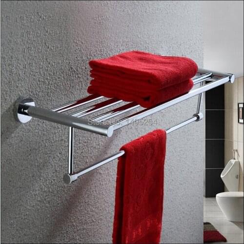 Stainless steel thickness towel rack can be customized double towel rack towel rack bathroom towel bar factory price