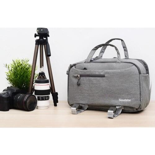 VCR camera shoulder bag waterproof casual multi-function bag trendy fashion micro single bags for Nikon Canon Sony