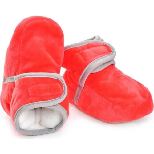 Baby Girl Winter Magic Patch To Learn Step Shoe Suede Height To Help Keep Warm Non-Slip Step Shoes