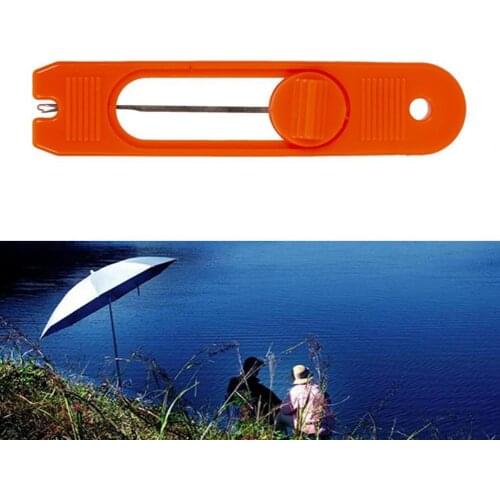 1Pcs Outdoor Angling Bait Needle Retractable Portable Orange With Hook Carp Bait Needle European Style Ronnie Fishing Tools Set