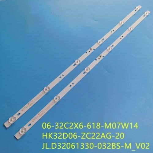 20 PCS New LED Backlight Strip For TV STV-LC32LT0070W 6501l618000020 06-32c2x6-618-m07w14