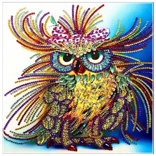 2018 crystal special mosaic diamond painting,diy diamond, animal owl, pattern, make , handmade j, diamond embroidery for gift