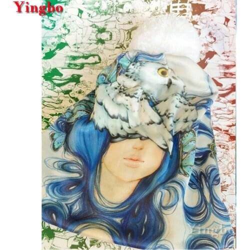 DIY Diamond Painting fukurou beanie sm1 5D Diamond Embroidery Icon 3d full square round Cross Stitch Home Decoration Gift