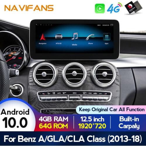 MSM8953 Android 10.0 Car Multimedia Player for Mercedes Benz A W176 CLA C117 X117 GLA X156 Navigation GPS Carplay 4GLTE WIFI DSP