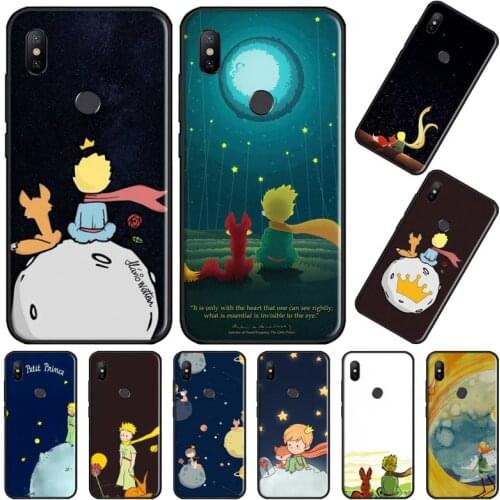 Little Prince Cute cartoon planet luxury Anti-fall Phone Case funda For Xiaomi Redmi note 7 8 9 t k30 max3 9 s 10 pro lite