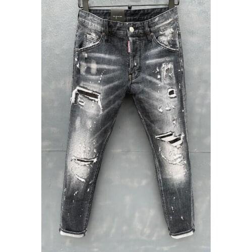 Classic,Authentic DSQUARED2,Retro,Italian brand ,Women/Men Jeans,locomotive,Jogging jeans,DSQ051-1