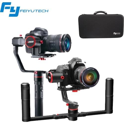 FeiyuTech a2000 3 Axis Dual Single Handheld Gimbal DSLR Camera Stabilizer for Canon 5D 5D Mark III for SONY A7RII for Nikon