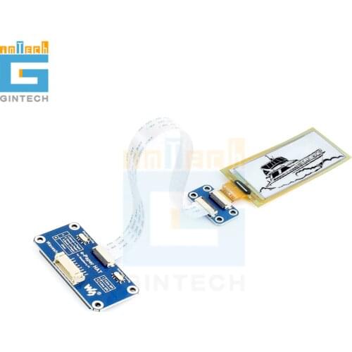 296×128, 2.9inch flexible E-Ink display HAT for Raspberry Pi/Jetson Nano/Arduino/Nucleo SPI interface 2.9inch e-Paper (D)
