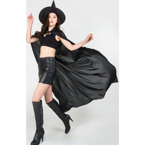 Halloween Devil Cap Starry Witch Hat Adult Womens Mens Unisex Halloween Costume Costumes Product