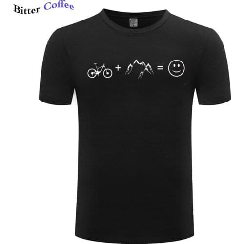 Summer NEW T Shirt Tops Men Biking Mountains Love Youth Round Neck Long Sleeve Mountain Biking T Shirts Leisure Adult Funny Tees